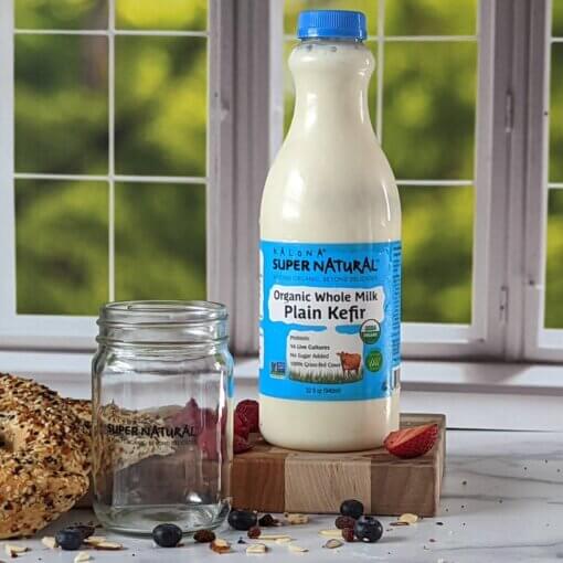 Organic 100% Grass-Fed Whole Milk Plain Kefir - Image 2