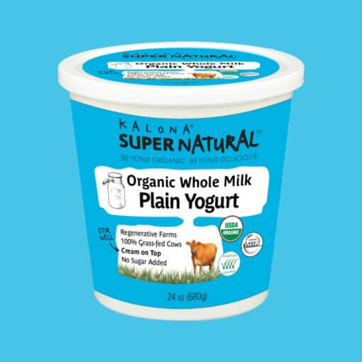 Organic Whole Milk Plain Cream Top Yogurt