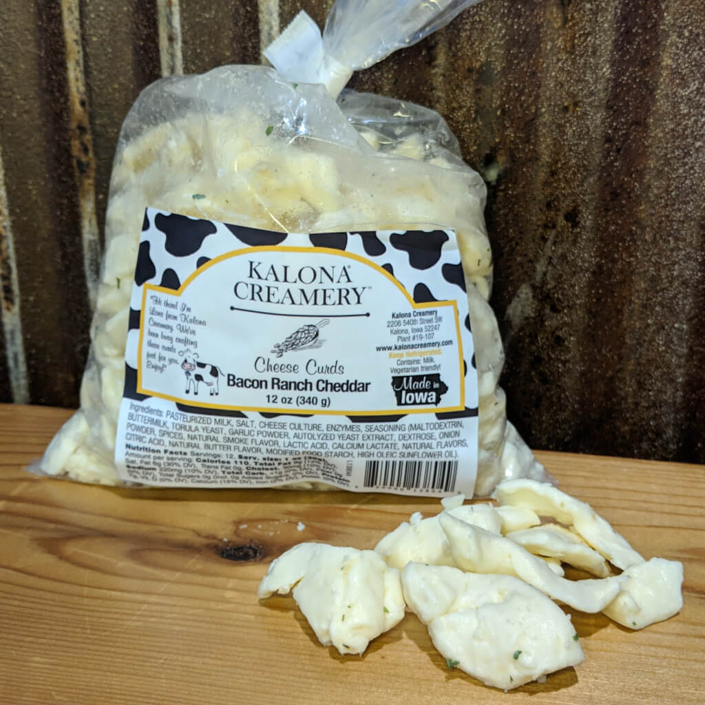 Bacon Ranch Cheddar Cheese Curds - 5 oz. & 12 oz.